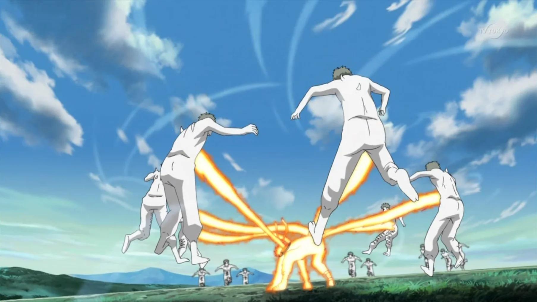 Barrage of Rasengans