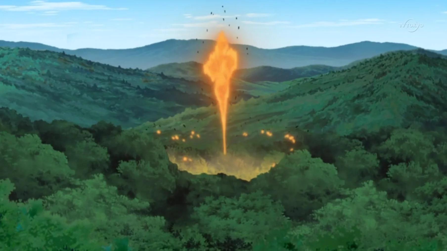 Element des Feuers: Feuerwirbel