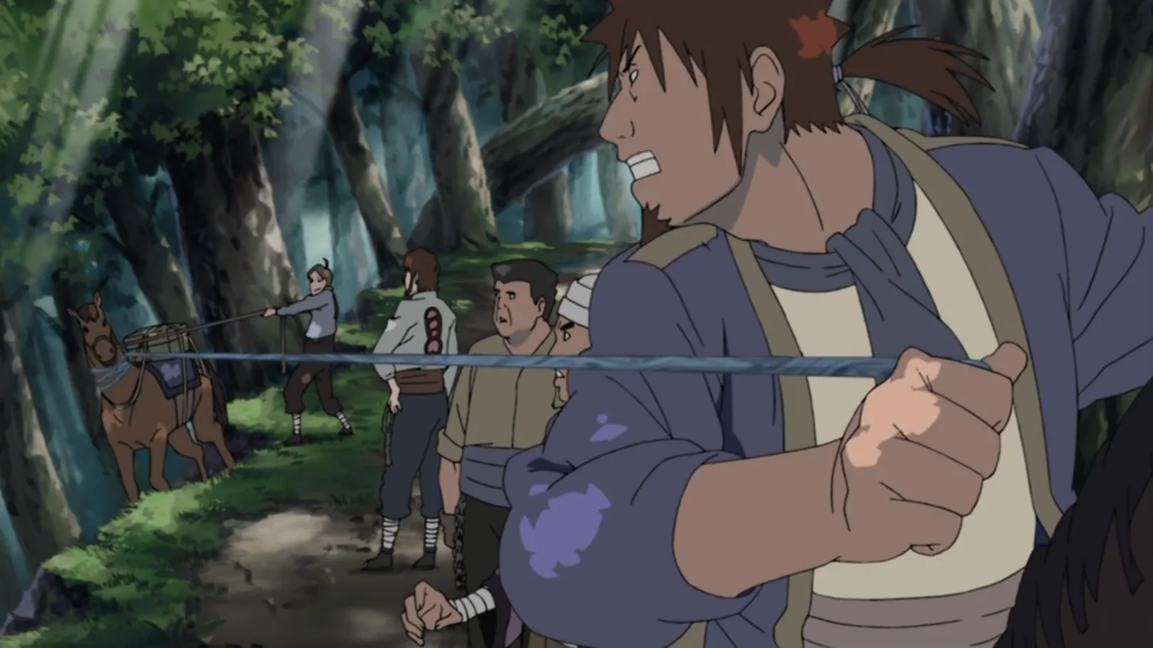 Chakra líquida — Técnica, Anime, 1