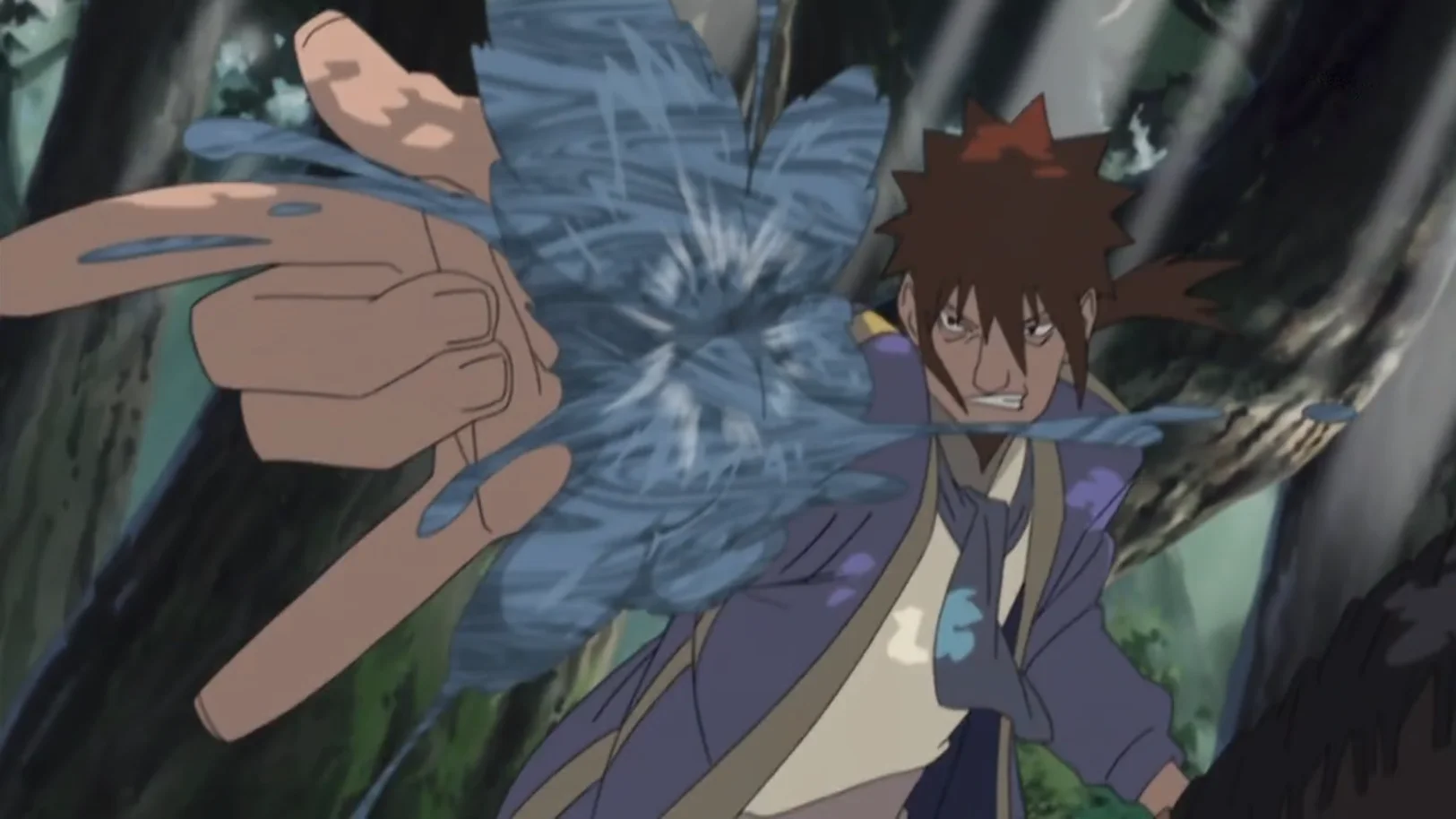 Chakra líquida — Técnica, Anime, 2