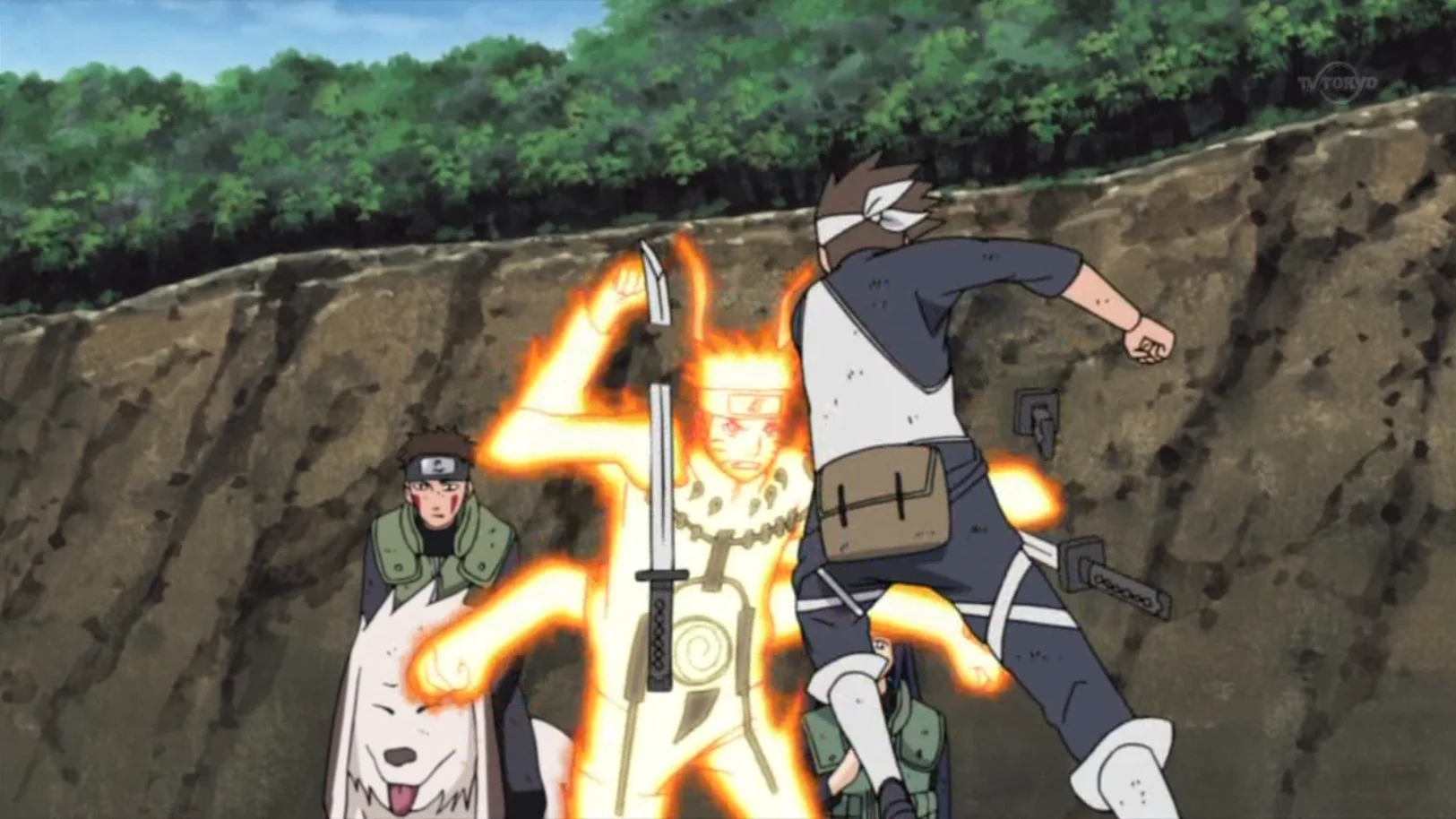 Hände des Bijū-Chakras — Technik, Anime, 5