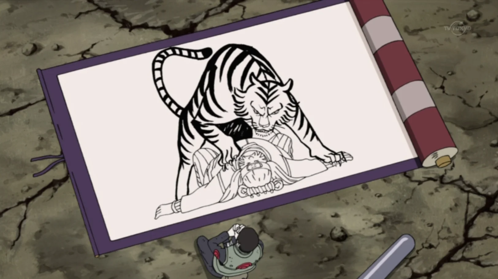 Versiegelungstechnik: Tiger-Anstarren-Geschoss — Technik, Anime, 7