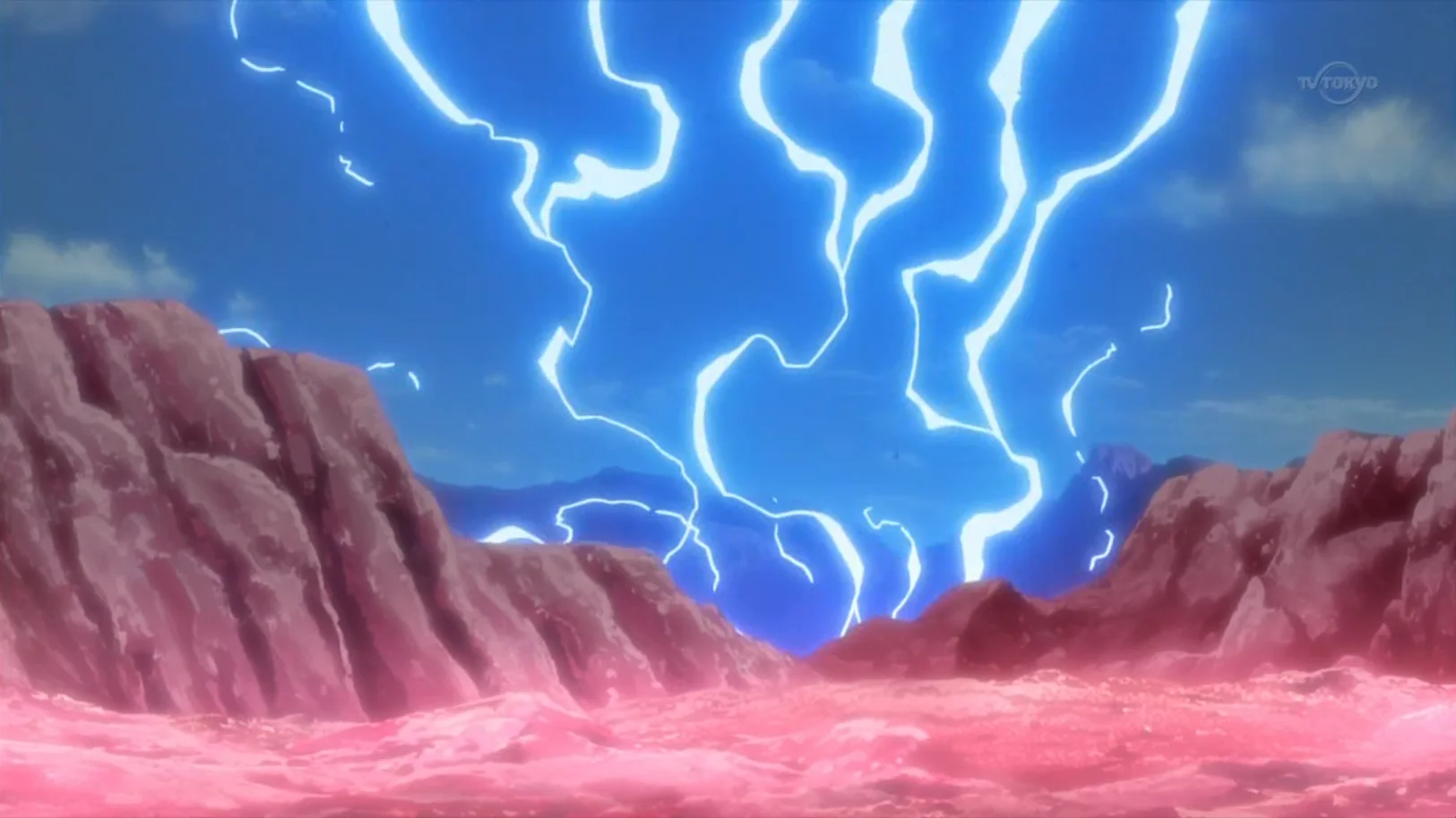 Técnica Combinada del Elemento Rayo: Bomba de Trueno — Técnica, Anime, 6