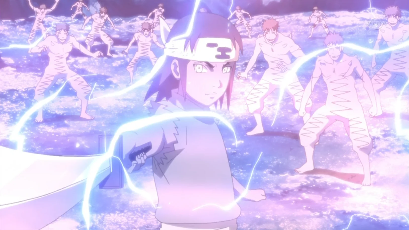 Técnica Combinada del Elemento Rayo: Bomba de Trueno — Técnica, Anime, 3