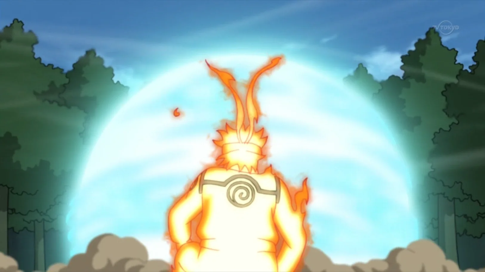 Tryb Czakry Dziewięcioogoniastego — Technika, Anime, 9